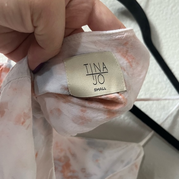 Tina + Jo Tie Die Crop Top Size Small - Picture 4 of 6